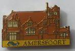 Pin oud NS station Amersfoort (1901-1995) - ZGAN, Verzamelen, Speldjes, Pins en Buttons, Ophalen of Verzenden, Zo goed als nieuw