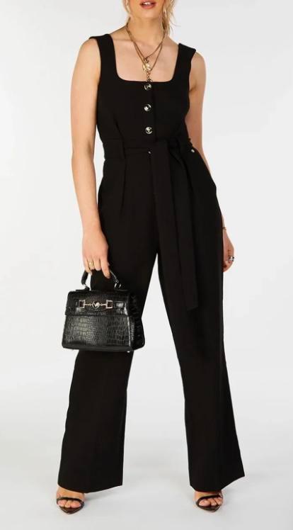Zwarte JoshV, Josh V Jumpsuit in maat S., Kleding | Dames, Jumpsuits, Zo goed als nieuw, Maat 36 (S), Zwart, Ophalen of Verzenden