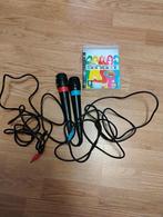 Playstation 3 singstar microfoons + spel sing it, Ophalen of Verzenden, Zo goed als nieuw, Overige typen