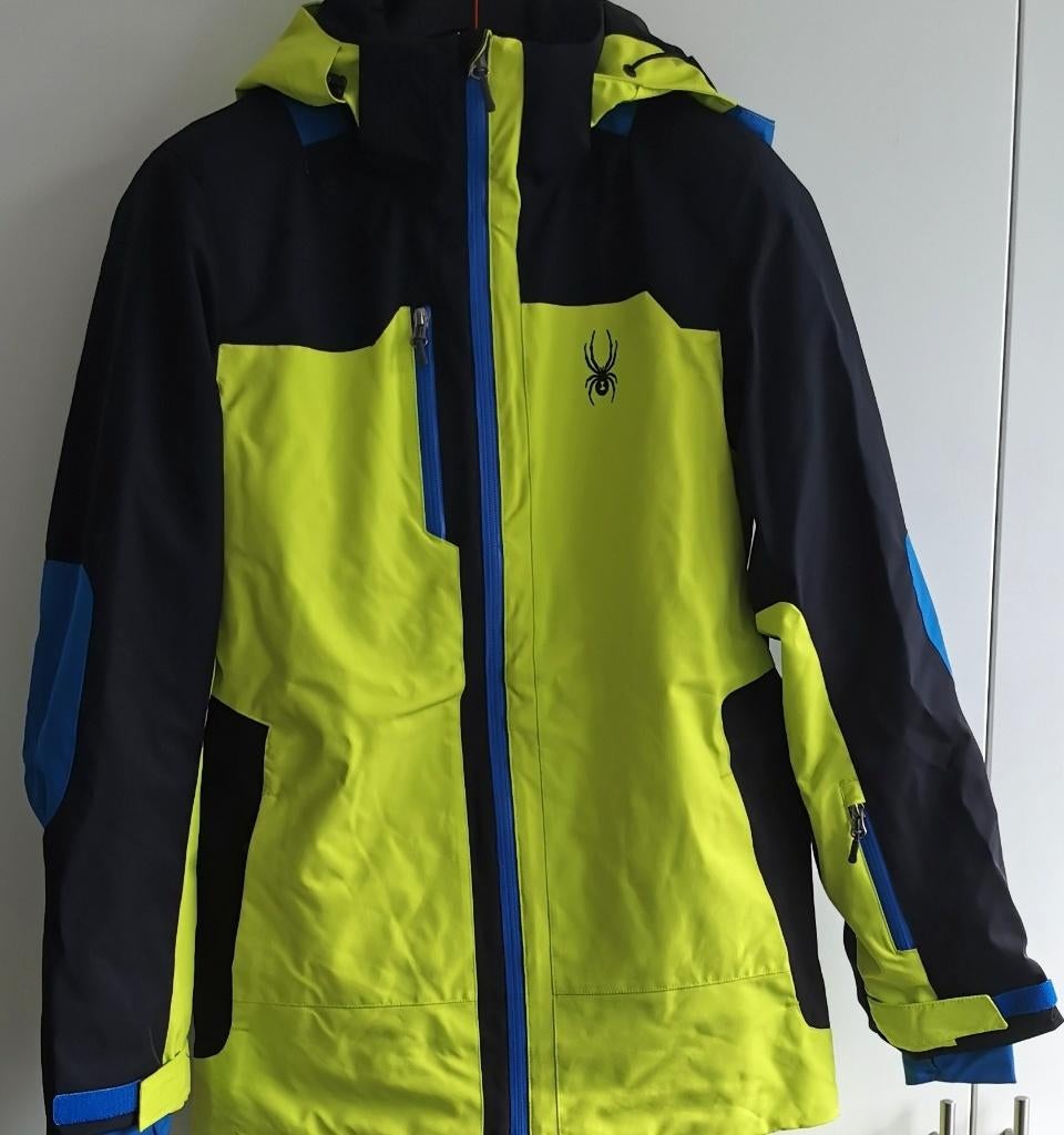Spyder Whistler Skijas maat S, 48,zwart/geel/blauw, Kleding | Heren, Wintersportkleding, Ophalen of Verzenden, Zo goed als nieuw