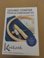 Sashiki starter premium embroidery kit - studio Koekkoek, Verzenden, Nieuw, Handborduren, Borduurpakket