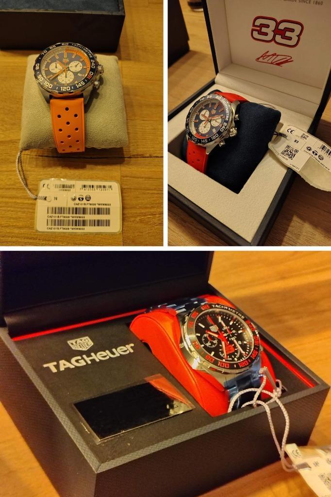 3 x Tag Heuer Special Edition Max Verstappen, Sieraden, Tassen en Uiterlijk, Horloges | Heren, Nieuw, Polshorloge, TAG Heuer, Overige materialen