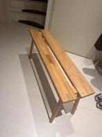 Ikea YPPERLIG massief houten bankje, Ophalen, Gebruikt, Bruin, Eén