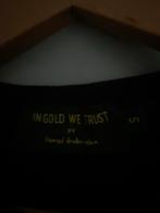 In Gold we Trust TShirt, Zwart, Ophalen of Verzenden, Zo goed als nieuw, Korte mouw