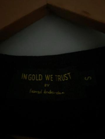 In Gold we Trust TShirt beschikbaar voor biedingen