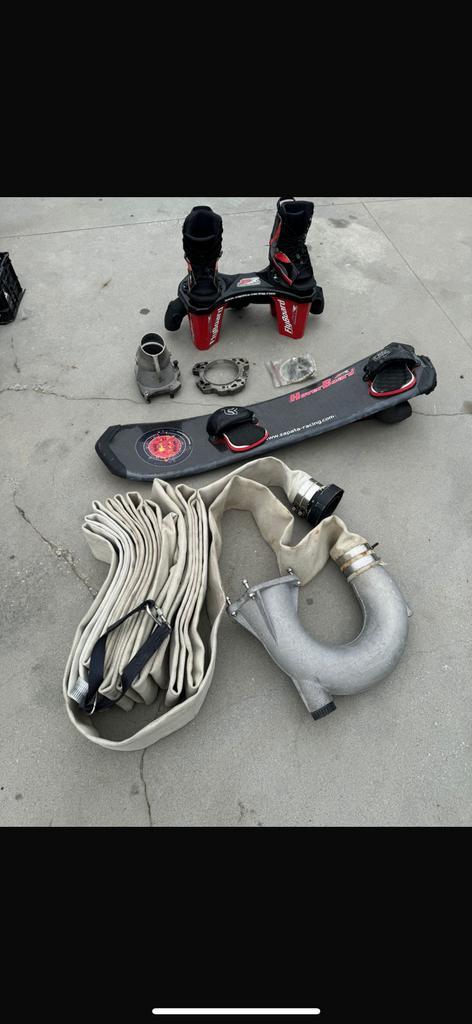 ZAPATA FLYBOARD + HOVERBOARD €3500,- LAATSTE PRIJS, Watersport en Boten, Jetski's en Waterscooters, Zo goed als nieuw, Minder dan 70 pk