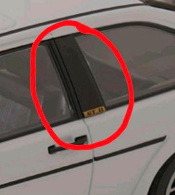 B-stijl folie set in matzwart voor VW Scirocco II beschikbaar voor biedingen