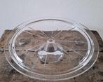 Glazen/kristallen taartschaal, Antiek en Kunst, Antiek | Glas en Kristal, Ophalen of Verzenden