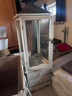 Grote lantaarn, Huis en Inrichting, Woonaccessoires | Kandelaars en Kaarsen, Ophalen, Wit, Zo goed als nieuw, 75 cm of meer