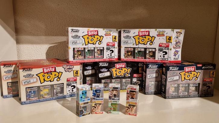 Bitty pop - Toy Story - Avatar - Batman - Mystery Pops, Cd's en Dvd's, Cd's | Verzamelalbums, Zo goed als nieuw, Pop, Boxset, Ophalen of Verzenden