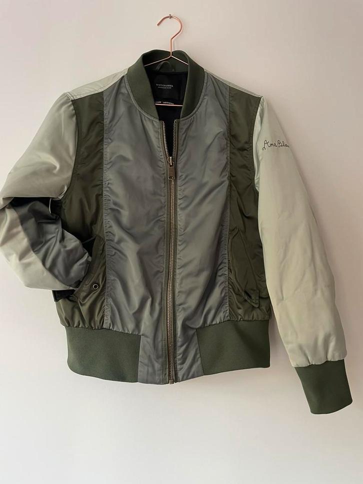 Scotch & Soda jack, Kleding | Dames, Jassen | Zomer, Gedragen, Maat 38/40 (M), Groen, Ophalen of Verzenden