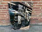 GROTE FOTO VAN HET AANDRIJF MECHANISME VAN EEN DIESELTREIN., Ophalen of Verzenden, Zo goed als nieuw, Trein, Kaart of Prent