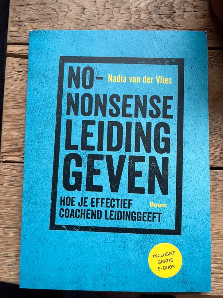Nadia van der Vlies - No-nonsense leidinggeven, Boeken, Advies, Hulp en Training, Zo goed als nieuw, Ophalen of Verzenden
