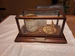 Antieke Barograaf met Glazen Kap, Antiek en Kunst, Antiek | Gereedschap en Instrumenten, Ophalen of Verzenden