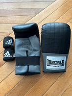 Bokshandschoenen van Lonsdale + bandages van Adidas, maat S, Ophalen of Verzenden, Zo goed als nieuw, Bokshandschoenen
