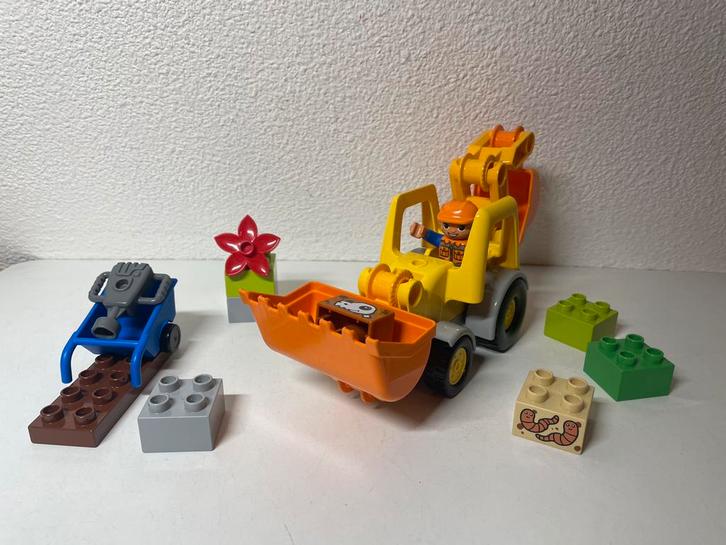 Duplo 10811 Graaflaadmachine, Kinderen en Baby's, Speelgoed | Duplo en Lego, Zo goed als nieuw, Duplo, Complete set, Ophalen of Verzenden