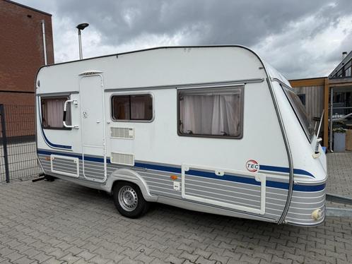 TEC Travel King 420 DB zitgroep vast bed toilet, Caravans en Kamperen, Caravans, Bedrijf, tot en met 4, 750 - 1000 kg, Standaardzit