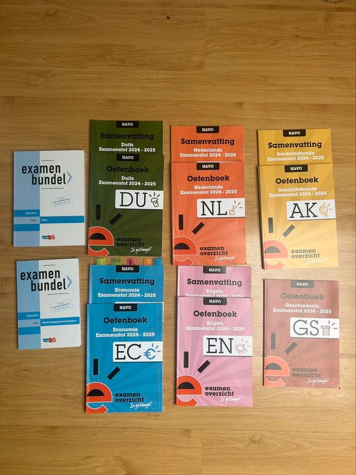 ExamenOverzicht HAVO leer en oefen boeken, Boeken, Schoolboeken, Zo goed als nieuw, Geschiedenis, HAVO, Ophalen of Verzenden