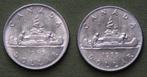 Canada munten van 1 Dollar - 1969 en 1975, Postzegels en Munten, Munten | Amerika, Ophalen of Verzenden, Noord-Amerika, Setje