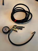 Bandenpomp met manometer en luchtslang, Ophalen of Verzenden, Gebruikt