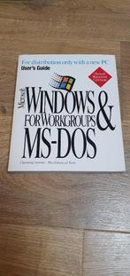 Microsoft Windows for Workgroups & MS-DOS handleiding, Computers en Software, Ophalen of Verzenden