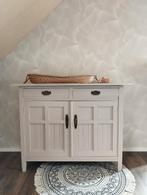 Vintage commode zachtroze / Art Deco dressoir / massief hout, 50 tot 70 cm, Ophalen of Verzenden, 90 tot 105 cm, 100 cm of meer