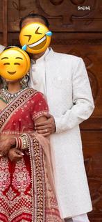 Sherwani, Kleding | Heren, Trouwkleding en Trouwaccessoires, Ophalen of Verzenden, Zo goed als nieuw, Trouwpak