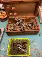 Horlogemakers gereedschap o.a. draaibank, Antiek en Kunst, Antiek | Gereedschap en Instrumenten, Ophalen of Verzenden