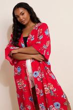 Prachtige Kimono met Bloemenprint, Maat 46/48 (XL) of groter, Ophalen of Verzenden, Zo goed als nieuw, Geen merk