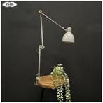 Oude Drie armige BAG Turgi werkplaatslamp met tafelklem, Huis en Inrichting, BAG Turgi, Gebruikt, Ophalen of Verzenden, Bauhaus Industrieel