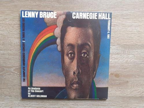 Lenny Bruce-Carnegie Hall 3 x LP, Cd's en Dvd's, Vinyl | Overige Vinyl, Gebruikt, 12 inch, Ophalen of Verzenden