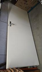 Witte Binnendeur met deurpost 210/212 hoog en 90 breed, Ophalen, 80 tot 100 cm, Binnendeur, Zo goed als nieuw