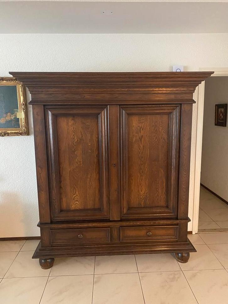 Houten kast met lades en deuren, Huis en Inrichting, Kasten | Buffetkasten, Zo goed als nieuw, Met lade(s), Overige houtsoorten