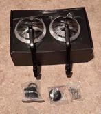 Stuureind / bar end spiegels, rond, met Triumph logo - Nieuw, Ophalen of Verzenden