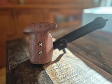 Smallrig wooden handle links + extended arm. Arri rosette beschikbaar voor biedingen