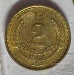 2 centesimos Chili 1968, Postzegels en Munten, Munten | Amerika, Verzenden
