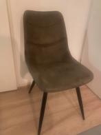 3 x Velours eetkamerstoel, Huis en Inrichting, Stoelen, Ophalen, Overige kleuren, Drie, Zo goed als nieuw