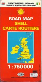 Plgr02 plattegrond autokaart shell groot britannie ierland, Boeken, Atlassen en Landkaarten, Ophalen of Verzenden, Gelezen, Landkaart