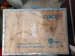 Lege houten kist waar SKF lagers in hebben gezeten, Doe-het-zelf en Verbouw, Gereedschap | Machine-onderdelen en Toebehoren, Gebruikt