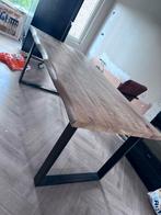 Mooie industiele tafel, Huis en Inrichting, Ophalen, 50 tot 100 cm, Zo goed als nieuw, Vijf personen of meer