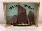 Scheepsmodel houten schaalmodel klassieke “Sailing trawler”, Ophalen of Verzenden, Nieuw