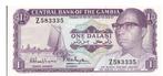 Gambia, 1 Dalasi, 1971, UNC, Postzegels en Munten, Bankbiljetten | Afrika, Los biljet, Ophalen of Verzenden, Overige landen