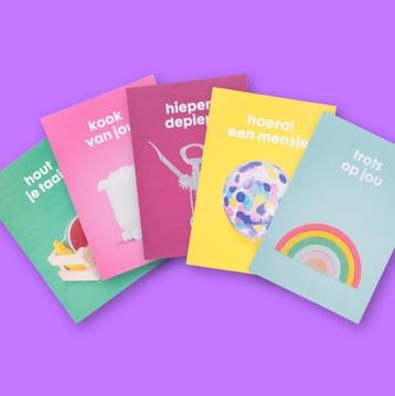 Hema Limited Editions: wenskaarten 5 stuks met envelop beschikbaar voor biedingen