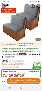 Treinzit hoezen grijs, Caravans en Kamperen, Ophalen of Verzenden, Nieuw