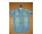 Typa A1 jongens denim overhemd km maat 122, Type A1, Overhemd of Blouse, Nieuw, Ophalen of Verzenden