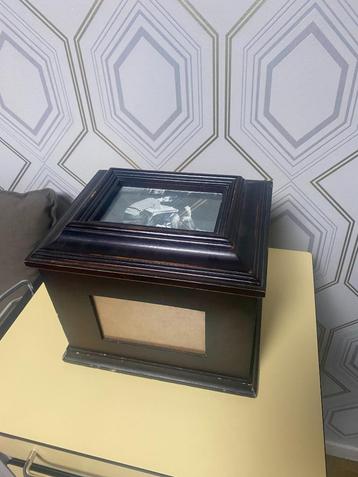 houten doos fotolijst -5 x fotoboek beschikbaar voor biedingen