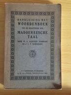 Handleiding met woordenboek tot beoefening van het Madurees, Boeken, Gelezen, Indonesië, Diverse schrijvers, Ophalen of Verzenden