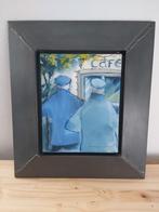 Schilderij met metalen lijst, Ophalen of Verzenden