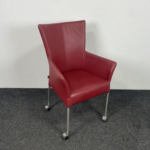 Vervoort Verrijdbare Stoel - Bordeauxrood, Huis en Inrichting, Stoelen, Gebruikt, Eén, Ophalen