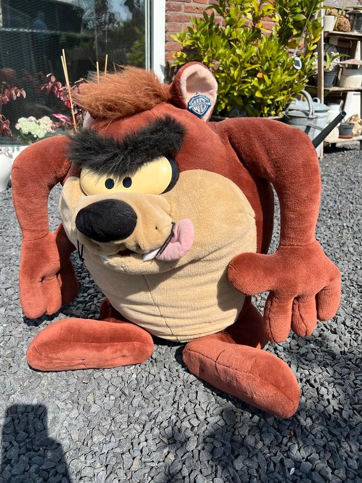 Grote Taz pop (WANNER BROS)- XXXL Formaat!, Kinderen en Baby's, Speelgoed | Knuffels en Pluche, Zo goed als nieuw, Overige typen